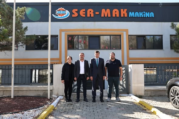 Kütahya Belediye Başkanı Eyüp Kahveci Şehrin Sanayi Tesislerinde İncelemelerde Bulundu