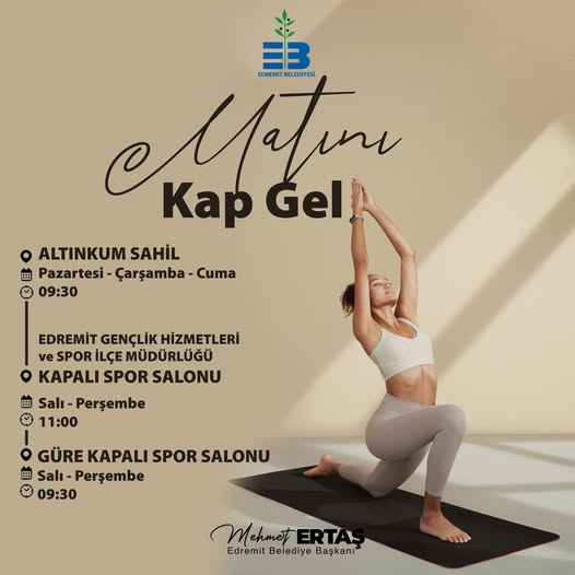 Edremit Belediyesi Ücretsiz Sabah Sporlarıyla Halkı Buluşturuyor