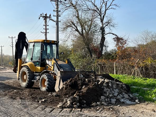 Bigadiç Belediyesi Sanayi Bölgesinde Altyapı Çalışmalarını Sürdürüyor