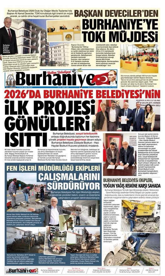 Burhaniye Belediyesi Aylık Bülteninin 250. Sayısı Okuyucuyla Buluştu