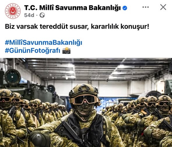 Milli Savunma Bakanlığı'ndan Anlamlı Mesaj: 