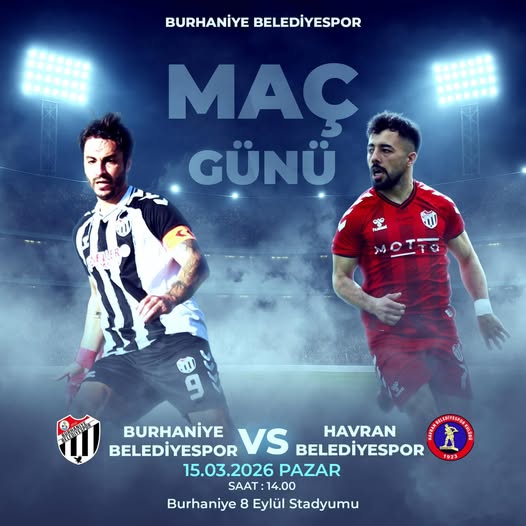 Burhaniye Belediyespor, Balıkesir Süper Amatör Lig'de Havran Belediyespor'u Ağırlıyor