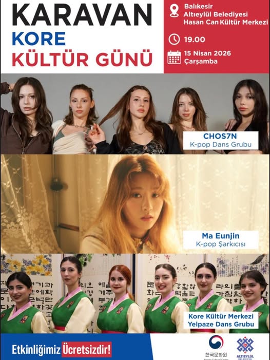 Altıeylül'de Kore Kültür Günü: K-pop ve Geleneksel Performanslar Ücretsiz!