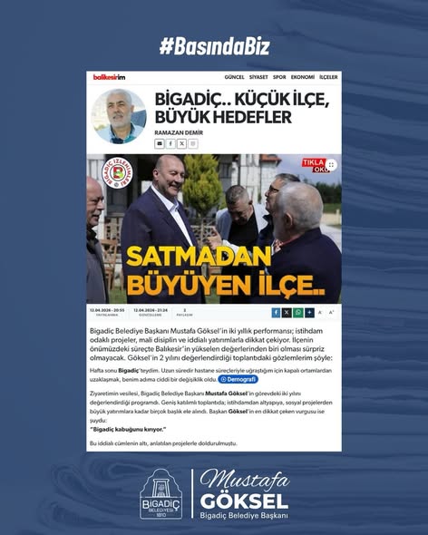 Bigadiç Belediyesi 2 Yıllık Hizmet Sürecini Basınla Paylaştı