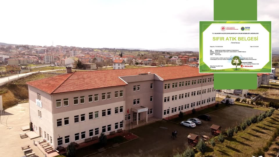 Balıkesir'de Üniversite Kampüsüne Sıfır Atık Belgesi