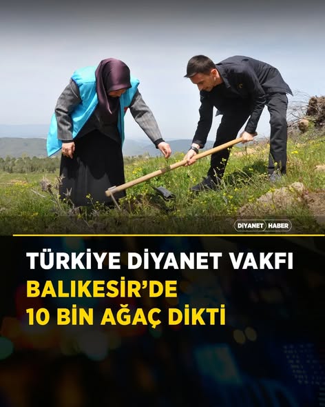 Almanya'daki Gurbetçilerin Emaneti: Balıkesir'de 10 Bin Fidan Toprakla Buluştu