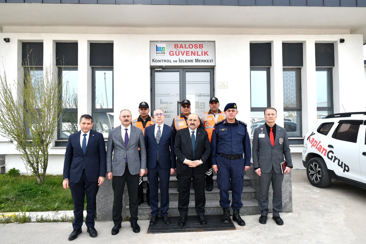 Balıkesir Valisi İsmail Ustaoğlu BALOSB Güvenlik Merkezi'ni İnceledi
