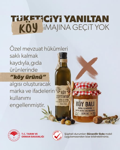 Balıkesir'de Gıda Etiketlerinde Köy Aldatmacasına Son