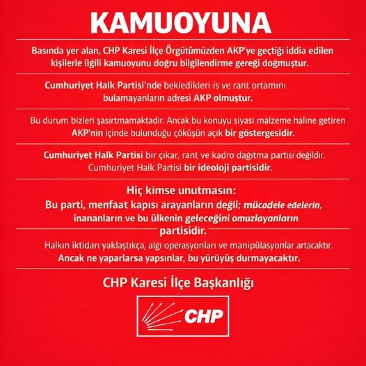 Özgür Özel'den Erdoğan'a Güven Sözleri: 