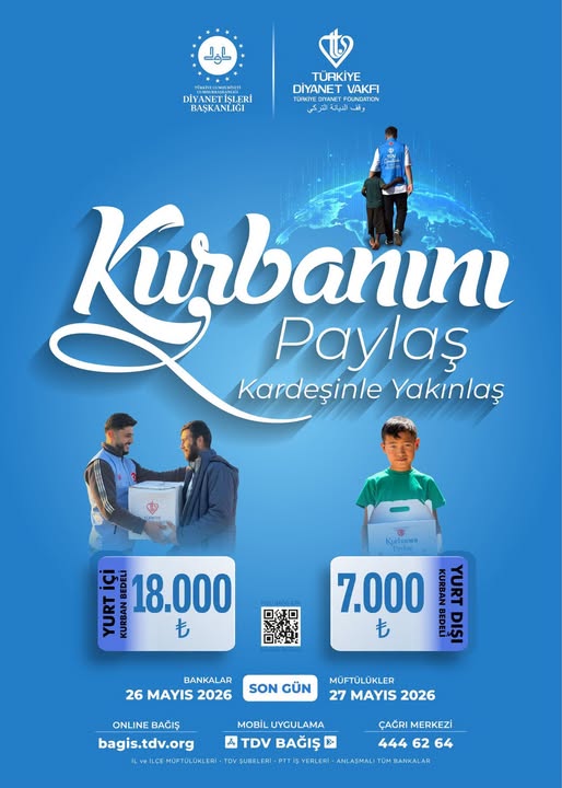 TDV 2026 Kurban Bedelleri: Yurt İçi 18.000 TL, Yurt Dışı 7.000 TL