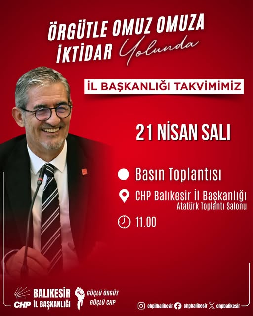 CHP Balıkesir'den Gençlere: Vatanından Ayrı Kalmak Zorunda Değilsiniz