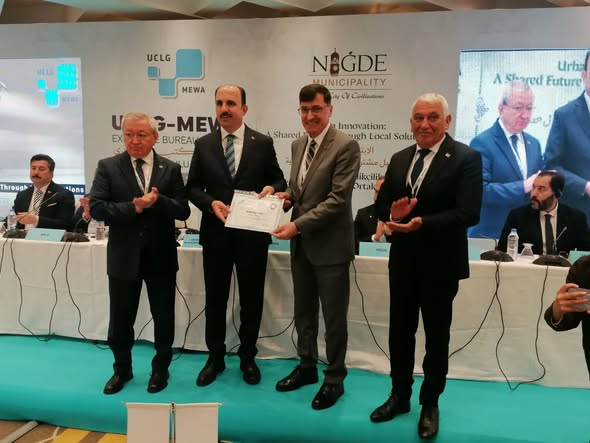 Kütahya Belediyesi'ne BM Kalkınma Hedeflerinde Uluslararası Başarı Belgesi