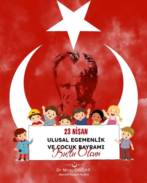 Balıkesir İl Sağlık Müdürlüğü'nden 23 Nisan Kutlaması: Egemenlik Çocuklara Armağan
