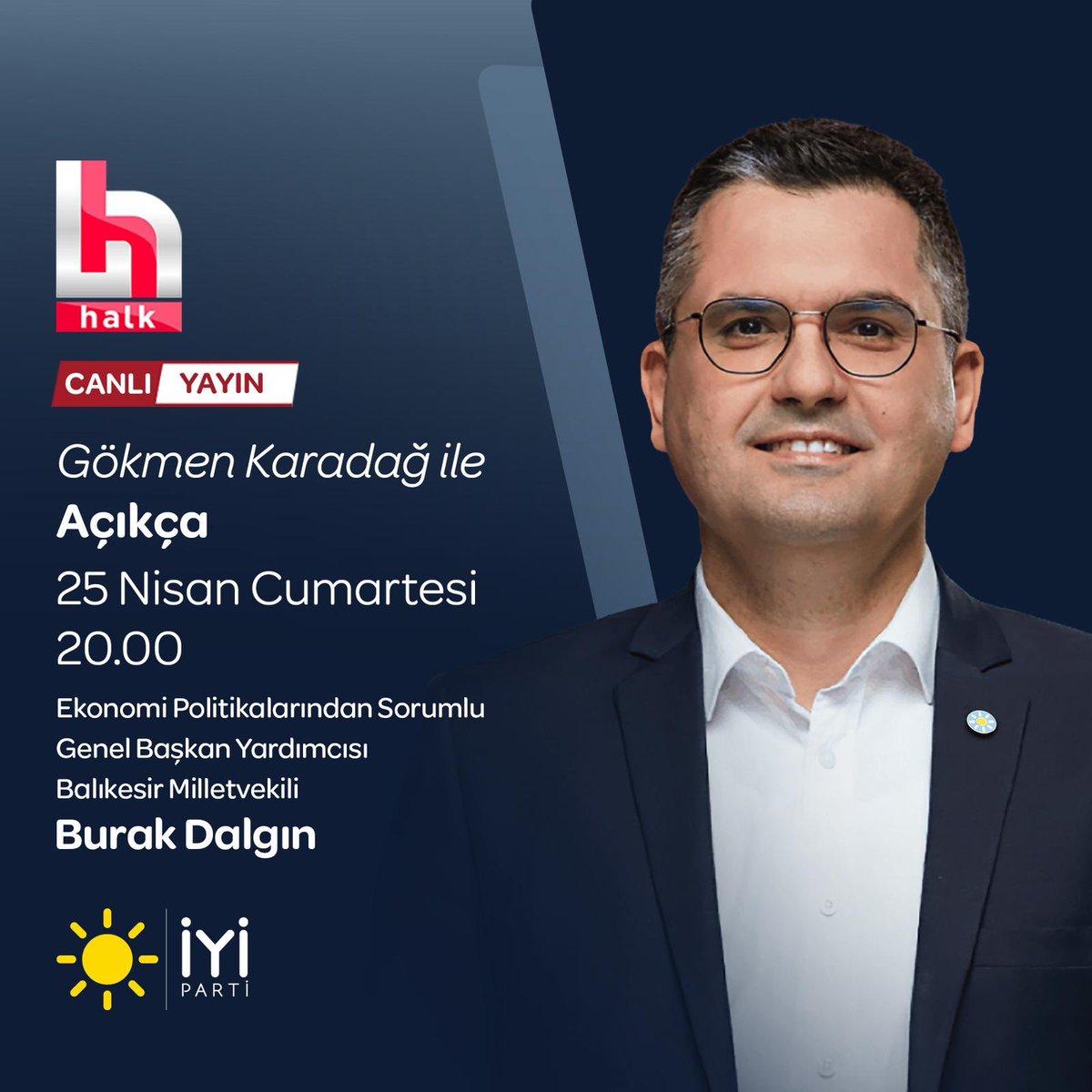 Burak Dalgın, Bu Akşam Halk TV'de Gökmen Karadağ'ın Konuğu Oluyor
