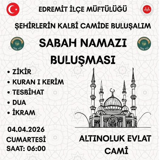 Edremit'te Osmanlı Camisi'nde Çocuk Buluşması
