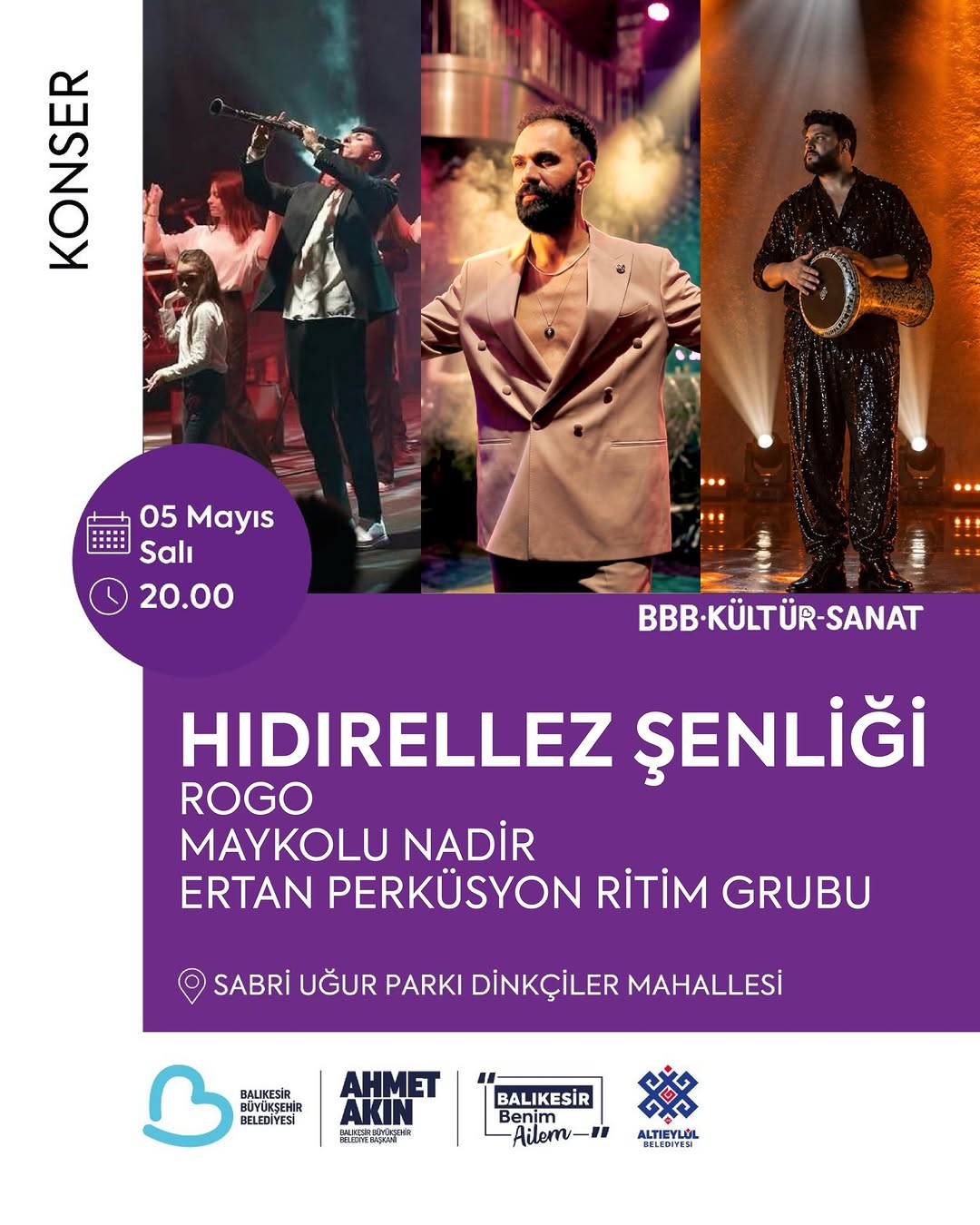 Balıkesir'de Hıdırellez Coşkusu: Ücretsiz Konser ve Ritim Şöleni