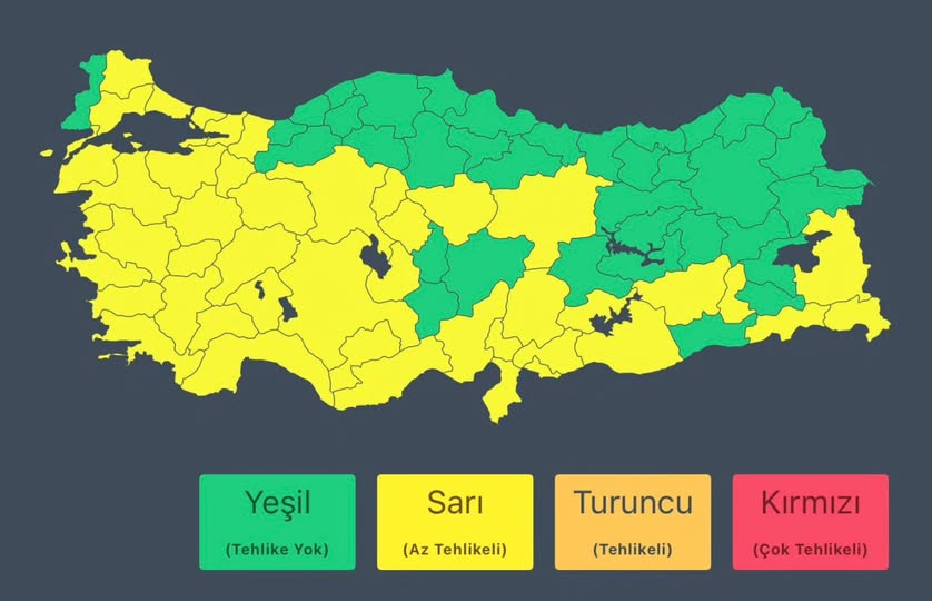 40 İlde Fırtına ve Sağanak Yağış Uyarısı: 3 Mayıs Hava Durumu