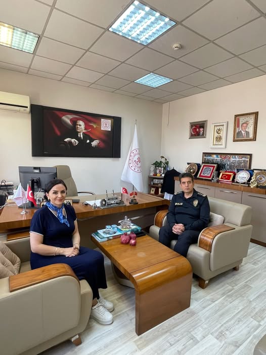 Balıkesir'de Protokol Ziyareti: Emniyet Müdürü Yaman'dan Kültür Turizm Müdürü Vurucu'ya Ziyaret