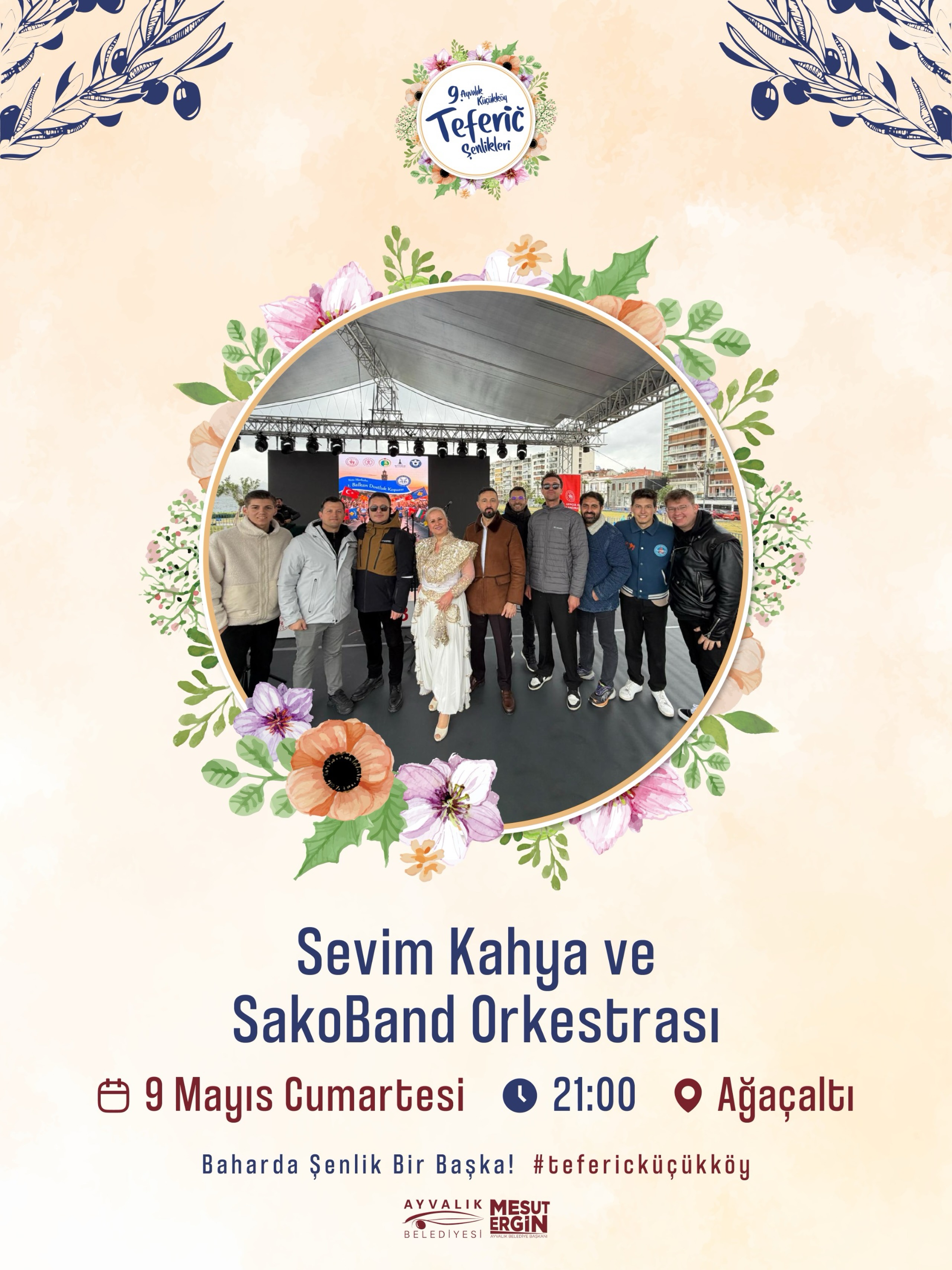 Küçükköy Teferiç Şenlikleri'nde Bu Akşam Sevim Kahya ve SakoBand Konseri