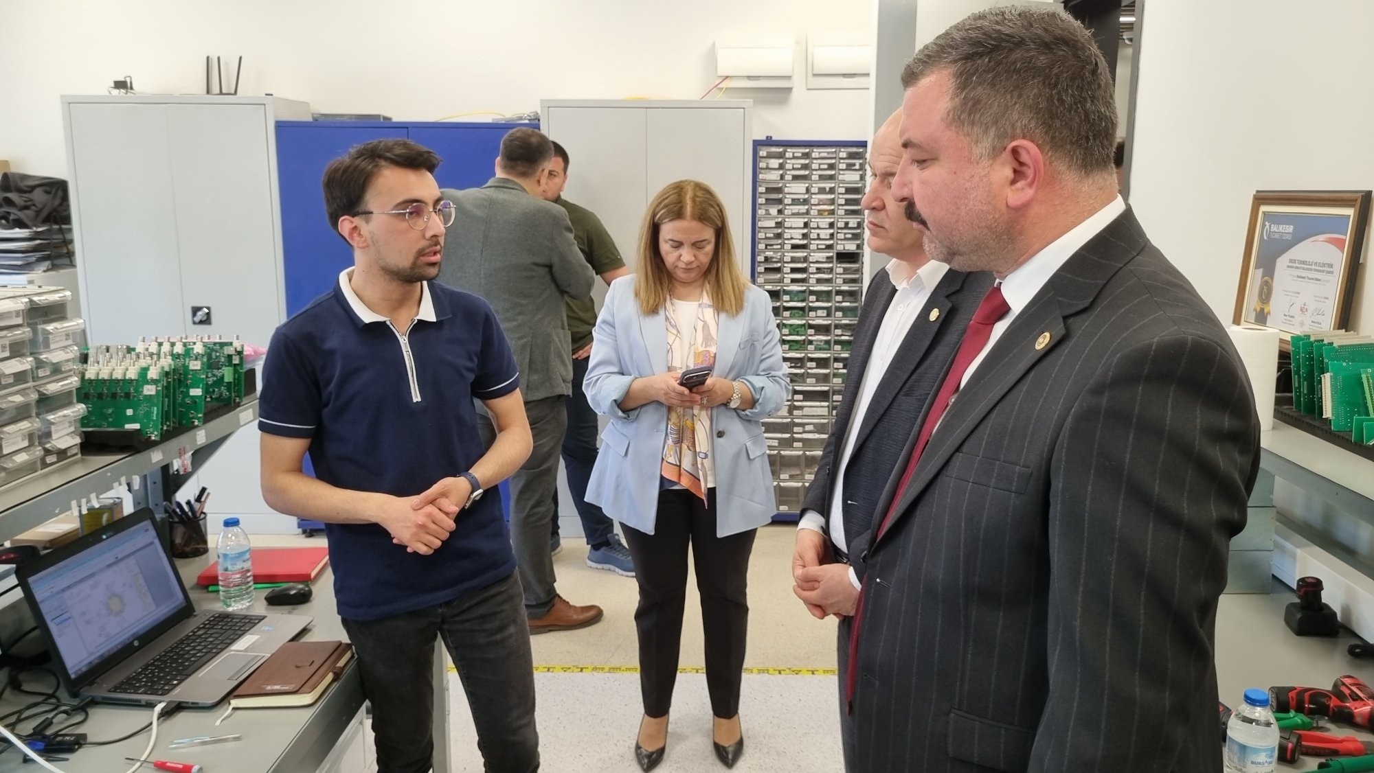 Yüksel Balıkesir Teknokent'i Ziyaret Etti: Savunma Sanayinde Yerli Üretim İncelendi