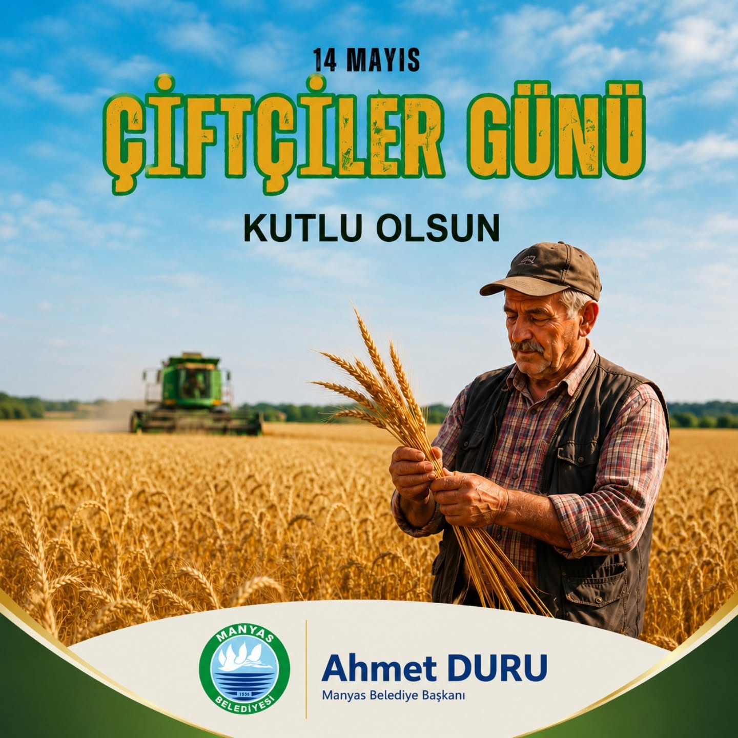 Manyas Başkanı Ahmet Duru'dan Çiftçiler Günü Kutlaması