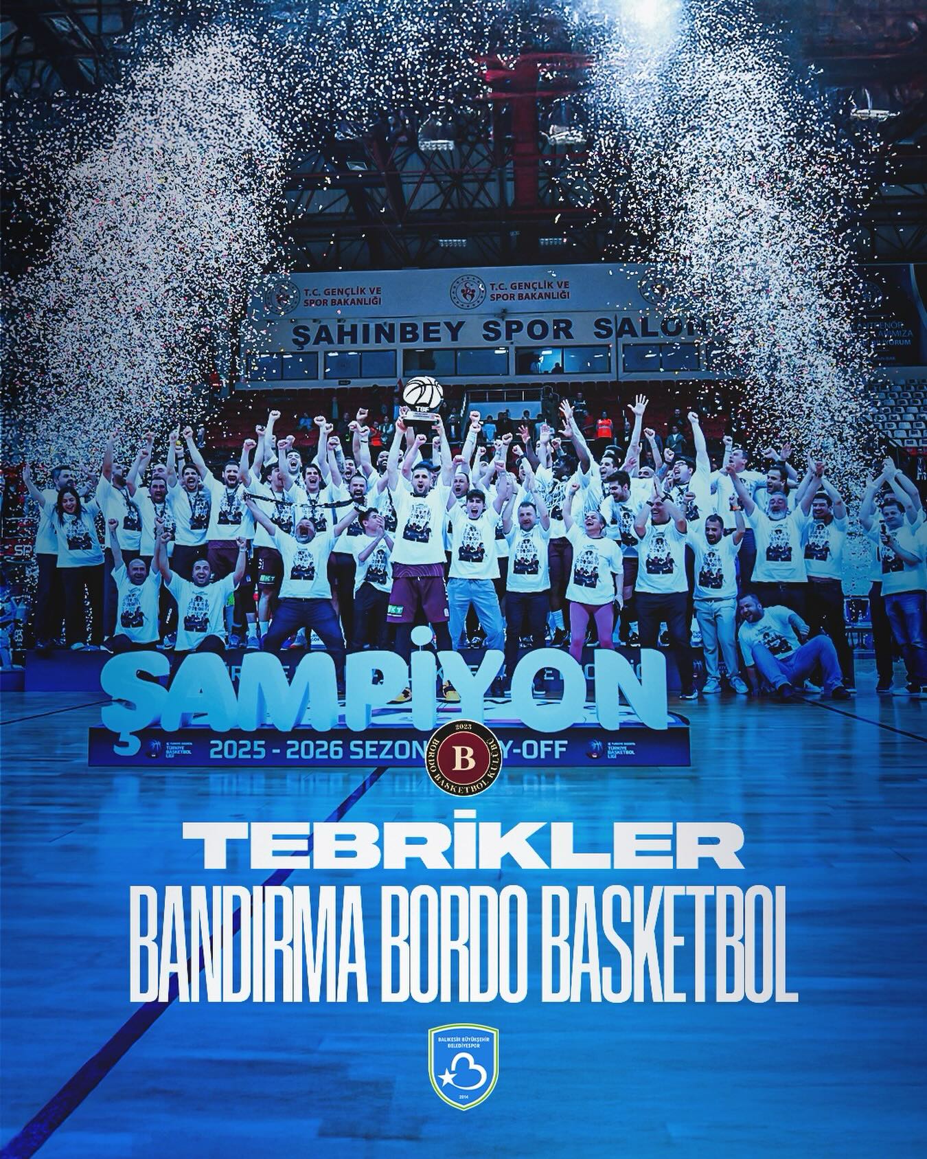 Bandırma Bordo Basketbol Süper Lig'de: Balıkesir'den Anlamlı Tebrik