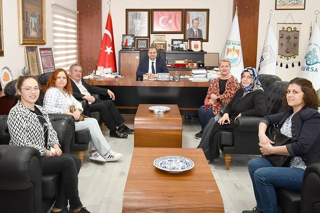 İznik Belediyesi, Nilüfer Hatun Çini ve Seramik Çarşısı Yönetimini Memnuniyetle Ağırladı