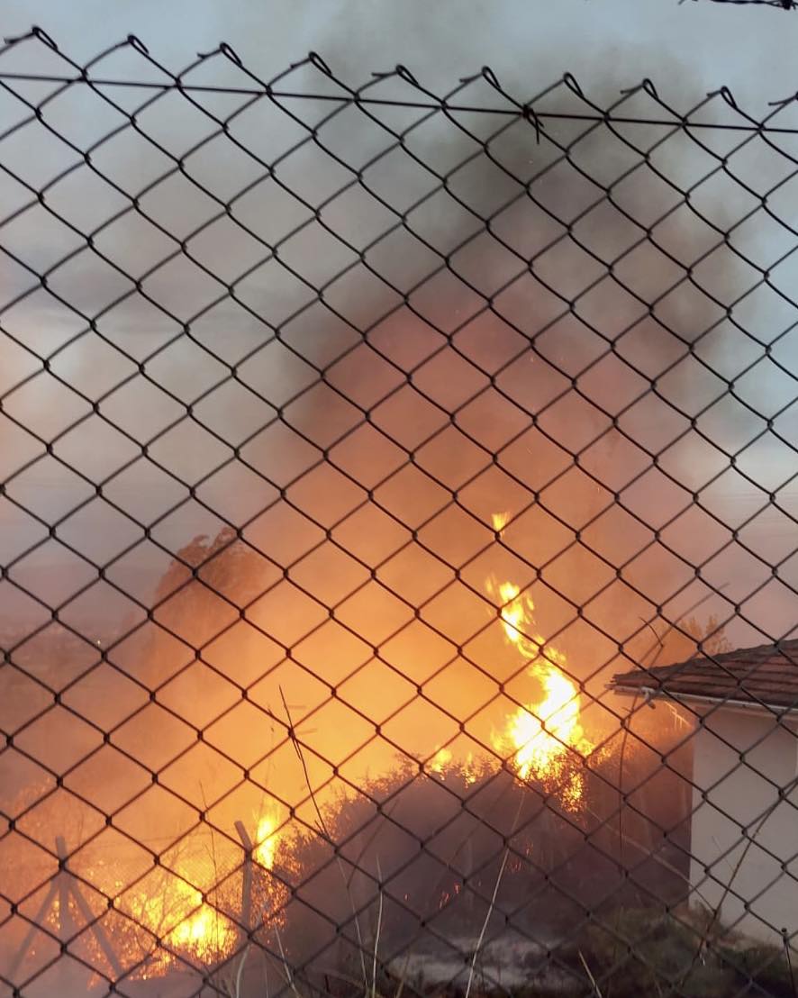 Ortaköy'deki İZSU Depolarında Yangın Çıktı