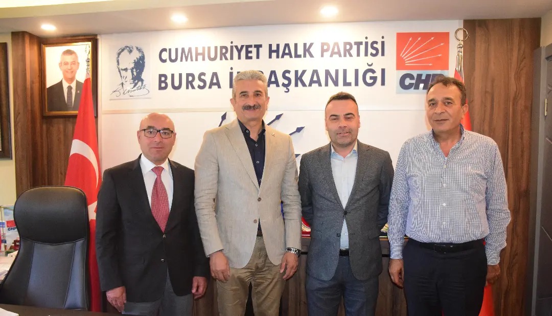 Sendika Başkanları CHP Bursa İl Başkanı Nihat Yeşiltaş'ı Ziyaret Etti