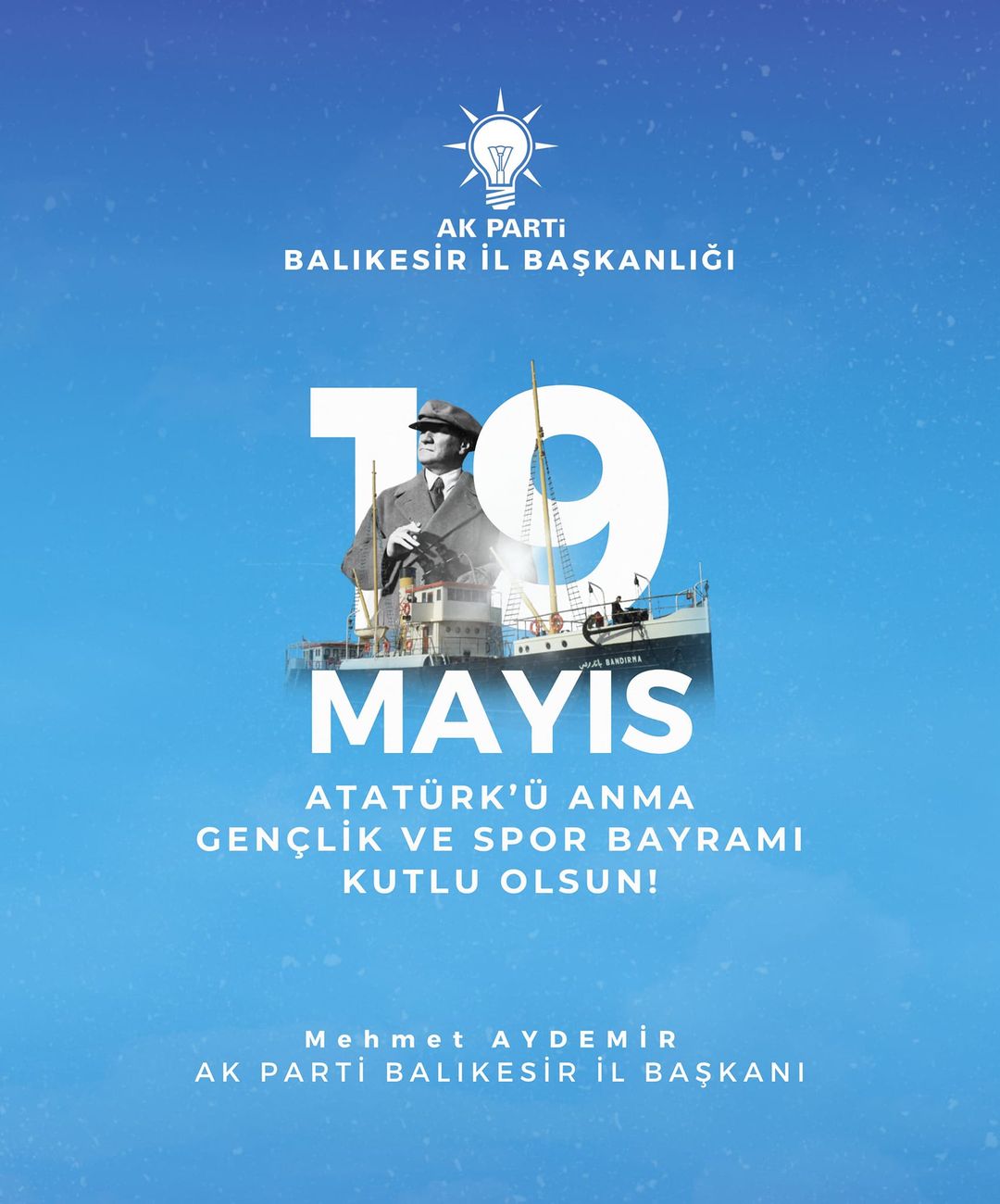 AK Parti Balıkesir İl Başkanlığı'ndan 19 Mayıs Açıklaması