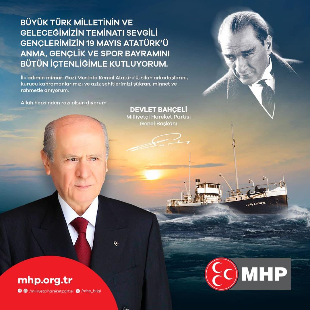 MHP Bursa Milletvekili İsmet Büyükataman 19 Mayıs Gençlik ve Spor Bayramını Kutladı