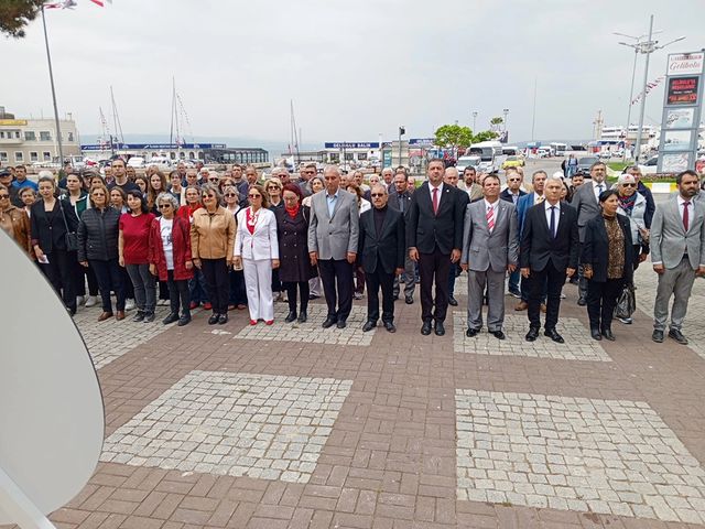 CHP Gelibolu İlçe Başkanlığı'ndan Atatürk'ü Anma Törenine Katılanlara Teşekkür