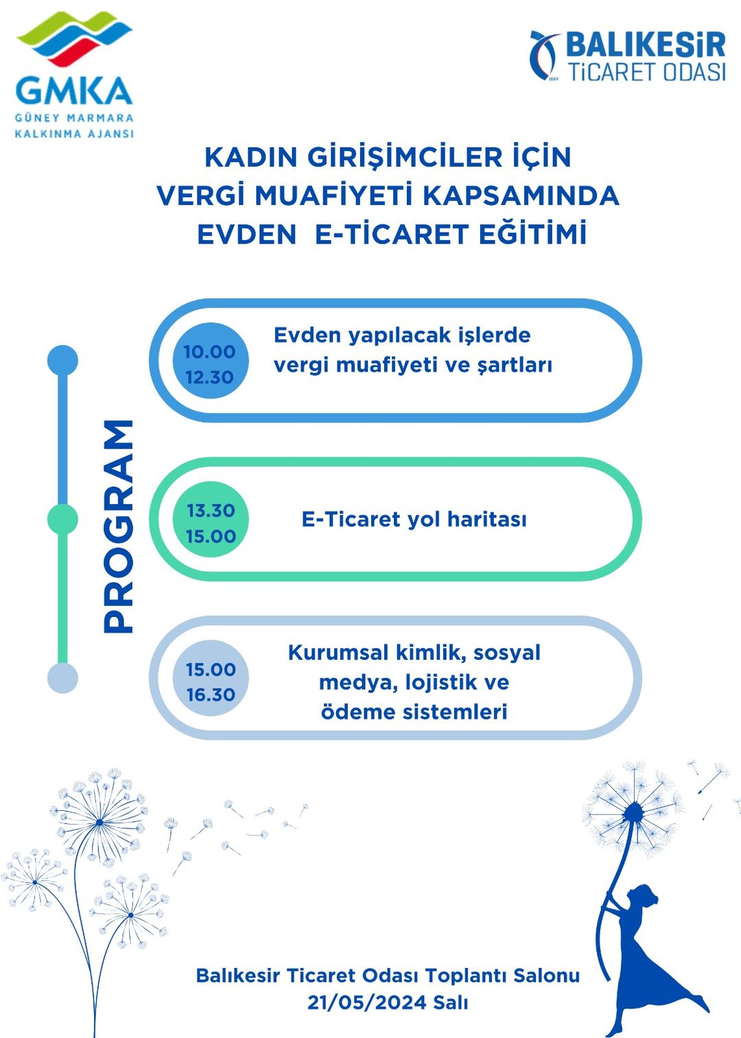 Balıkesir'de Kadın Girişimcilere Evden E-Ticaret Eğitimi