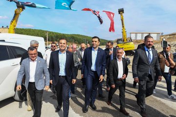 Atatepe Sanayi Sitesi'nde Asfalt Döküm Töreni Gerçekleştirildi