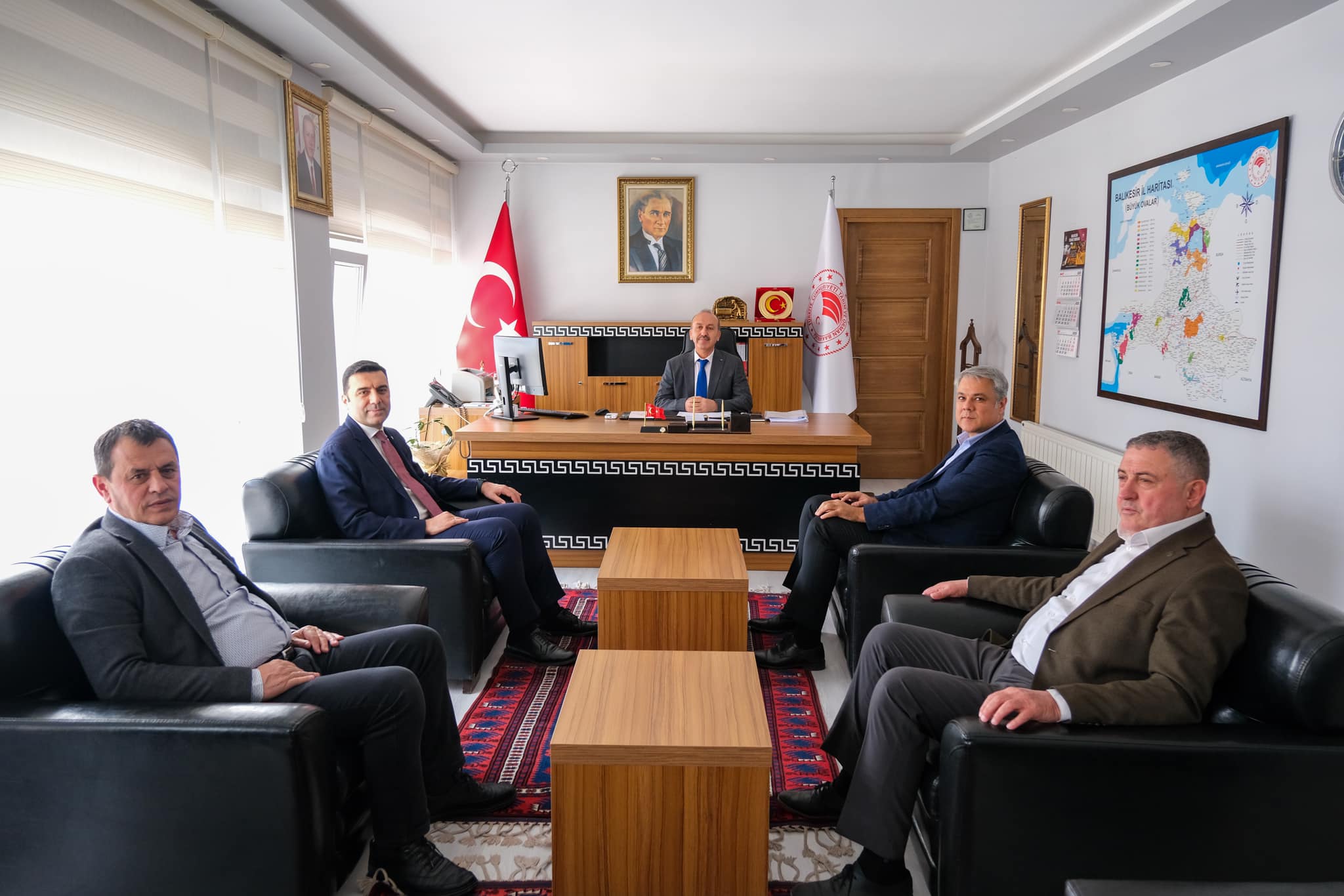 Balıkesir Ticaret Odası Tarım İl Müdürü'ne Hayırlı Olsun Ziyareti Gerçekleştirdi