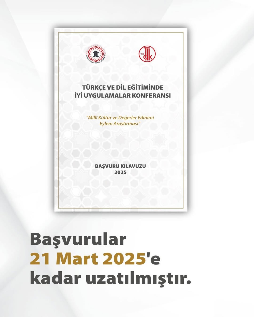 Türkçe ve Dil Eğitiminde İyi Uygulamalar Konferansı Başvuru Süresi Uzatıldı