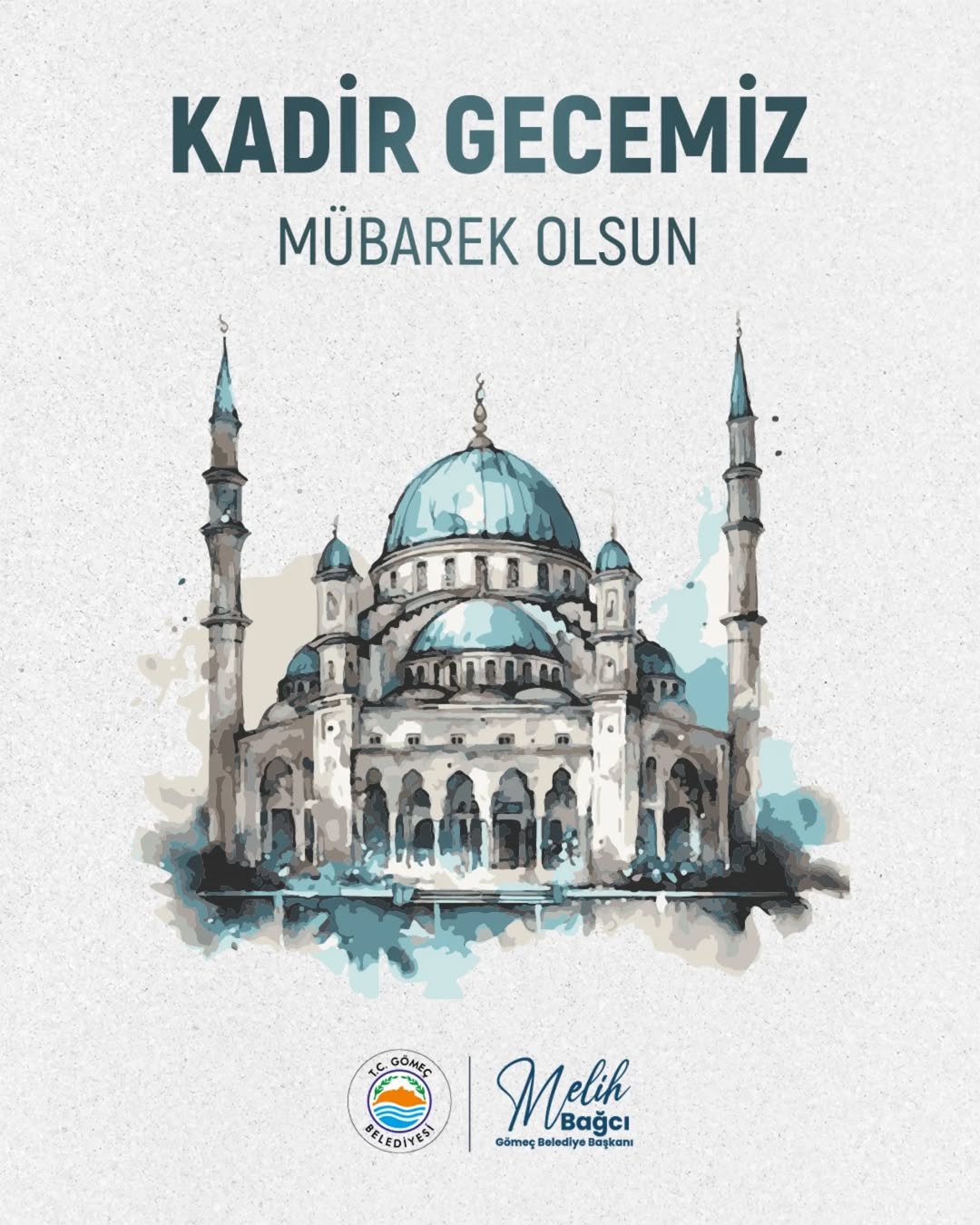 Gömeç Belediyesi'nden Kadir Gecesi Mesajı