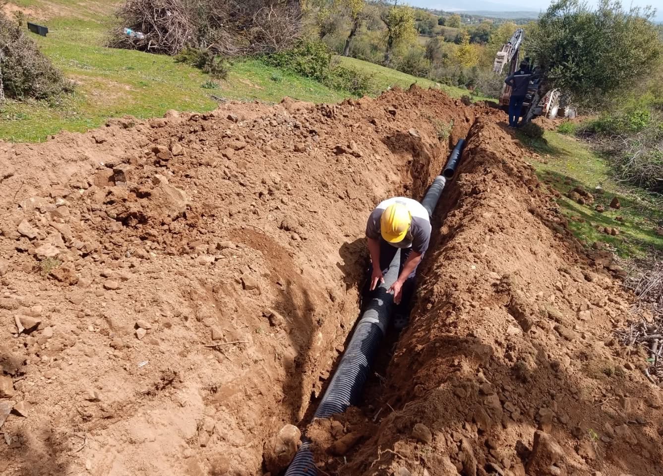 Balya'da Kanalizasyon Altyapısı Güçlendirildi