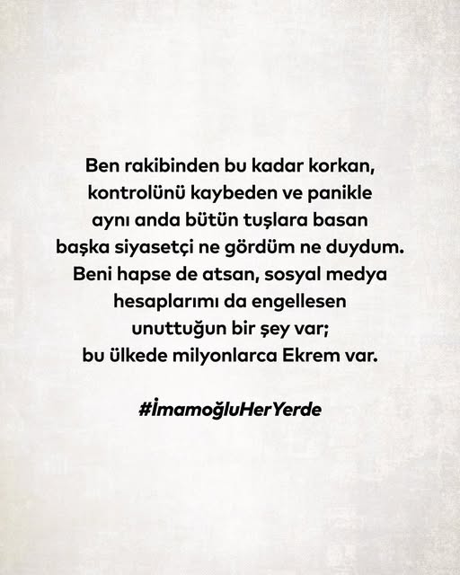 Ekrem İmamoğlu: 
