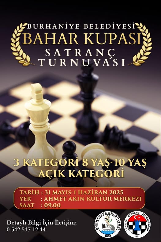 Burhaniye'de Bahar Kupası Satranç Turnuvası Heyecanı: Gençlerin Zihinsel Gelişimine Destek