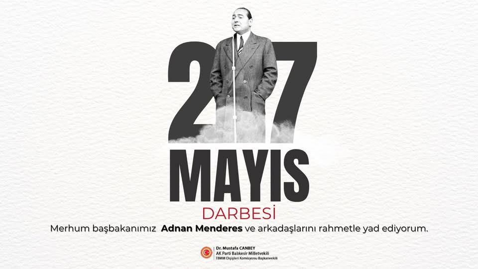 27 Mayıs Darbesi Şehitleri Anma Töreniyle Anıldı