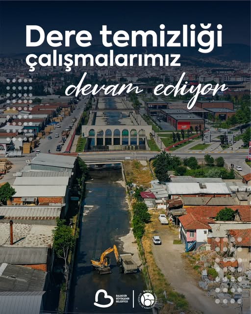 Altıeylül Çay Deresi Taşkınları Önlemek İçin Temizleniyor