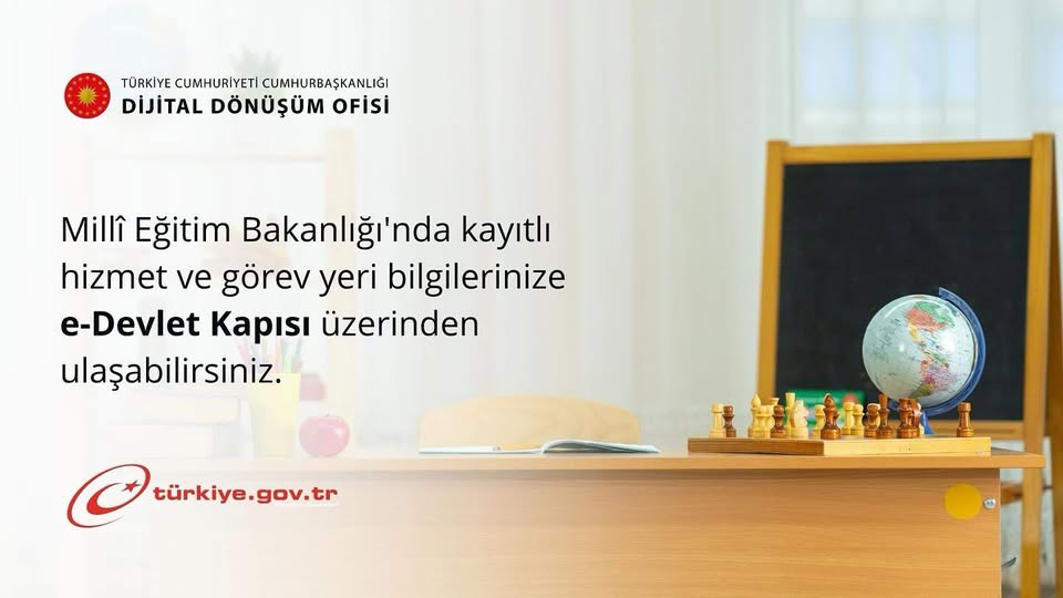 Balıkesir Milli Eğitim Müdürlüğü Hizmet Belgelerine E-Devlet Üzerinden Erişim Başladı