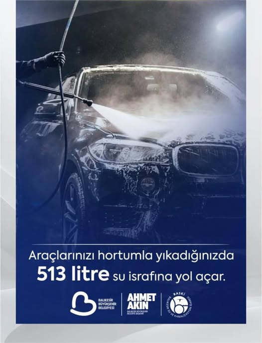 Araç Yıkarken Su İsrafına Dikkat: Hortumla Yıkama 513 Litre Su Kaybına Neden Oluyor