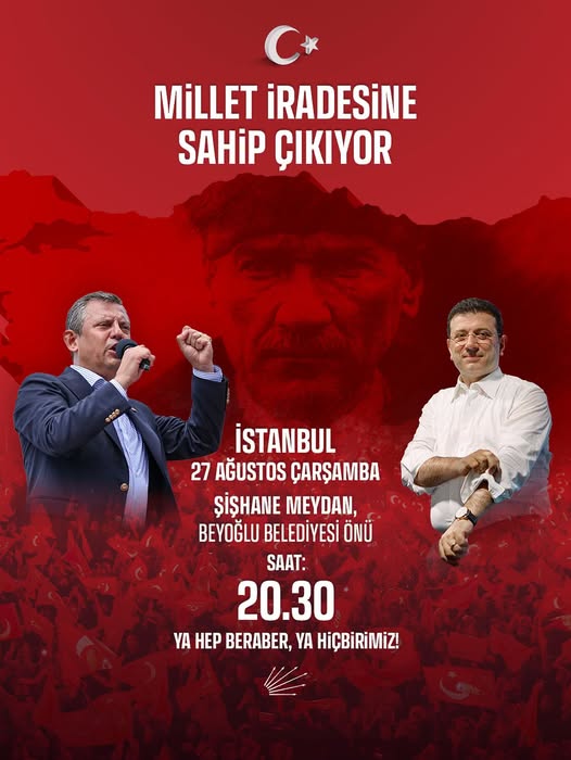 Ekrem İmamoğlu'na Destek: Balıkesir Milletvekili AYTEKİN'den Beyoğlu'nda Buluşma Çağrısı