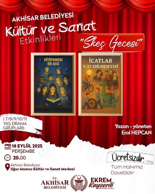 Akhisar Belediyesi Skeç Gecesi ile Sanatseverleri Buluşturuyor