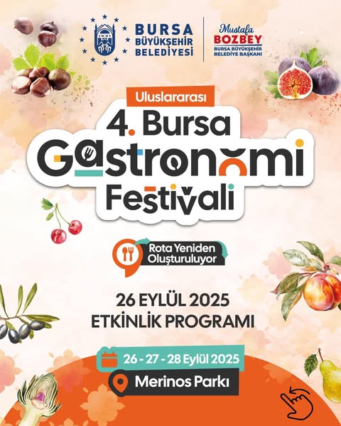 Bursa'da Uluslararası Gastronomi Festivali Başlıyor: Lezzet Şöleni Merinos Parkı'nda