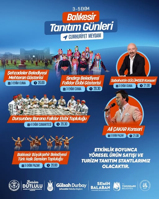 Manisa'da Balıkesir Rüzgarları Esecek: Kültür Sanat ve Lezzet Şöleni