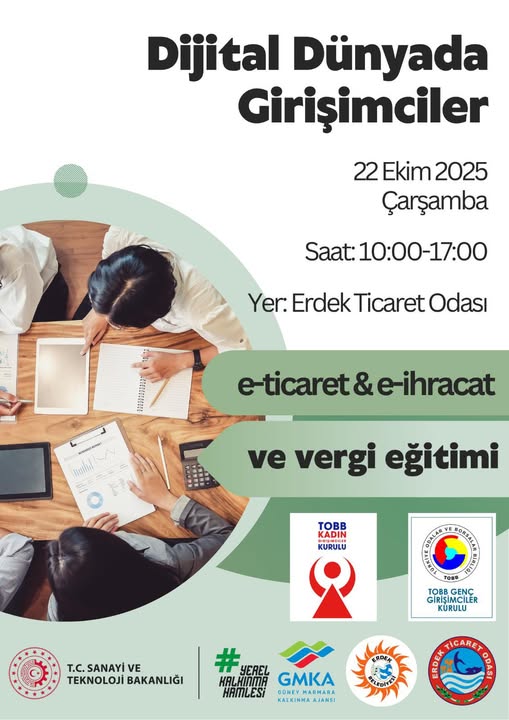 Erdek'te Kadın Girişimcilere Dijital Ticaret ve E-İhracat Eğitimi