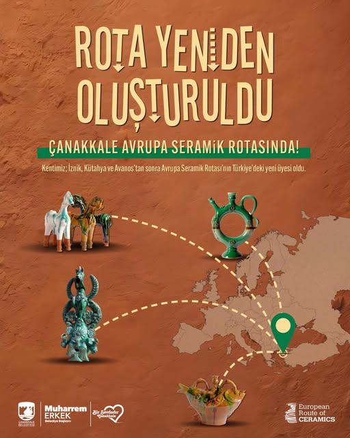 Çanakkale, Avrupa Seramik Rotası'na Dahil Oldu